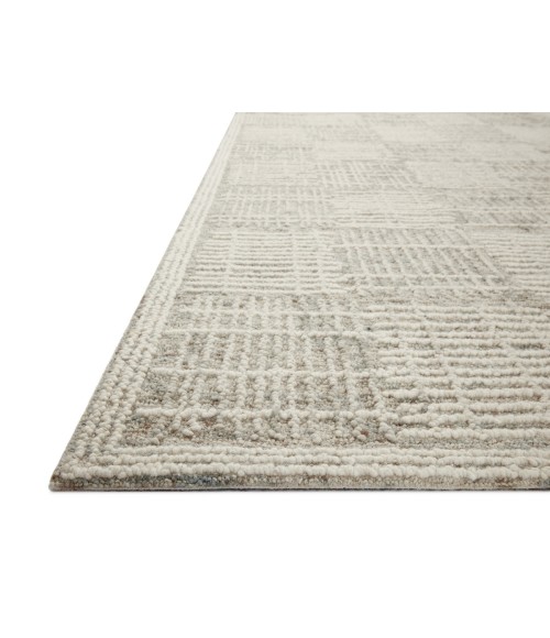 Loloi Tallulah Mist / Ivory Rug TLL-02 2 ft. 6 in. X 9 ft. 9 in. Rectangle - Rugs Town Loloi Tallulah Mist / Ivory TLL-02 2 ft. 6 in. X 9 ft. 9 in. Rectangle Rug