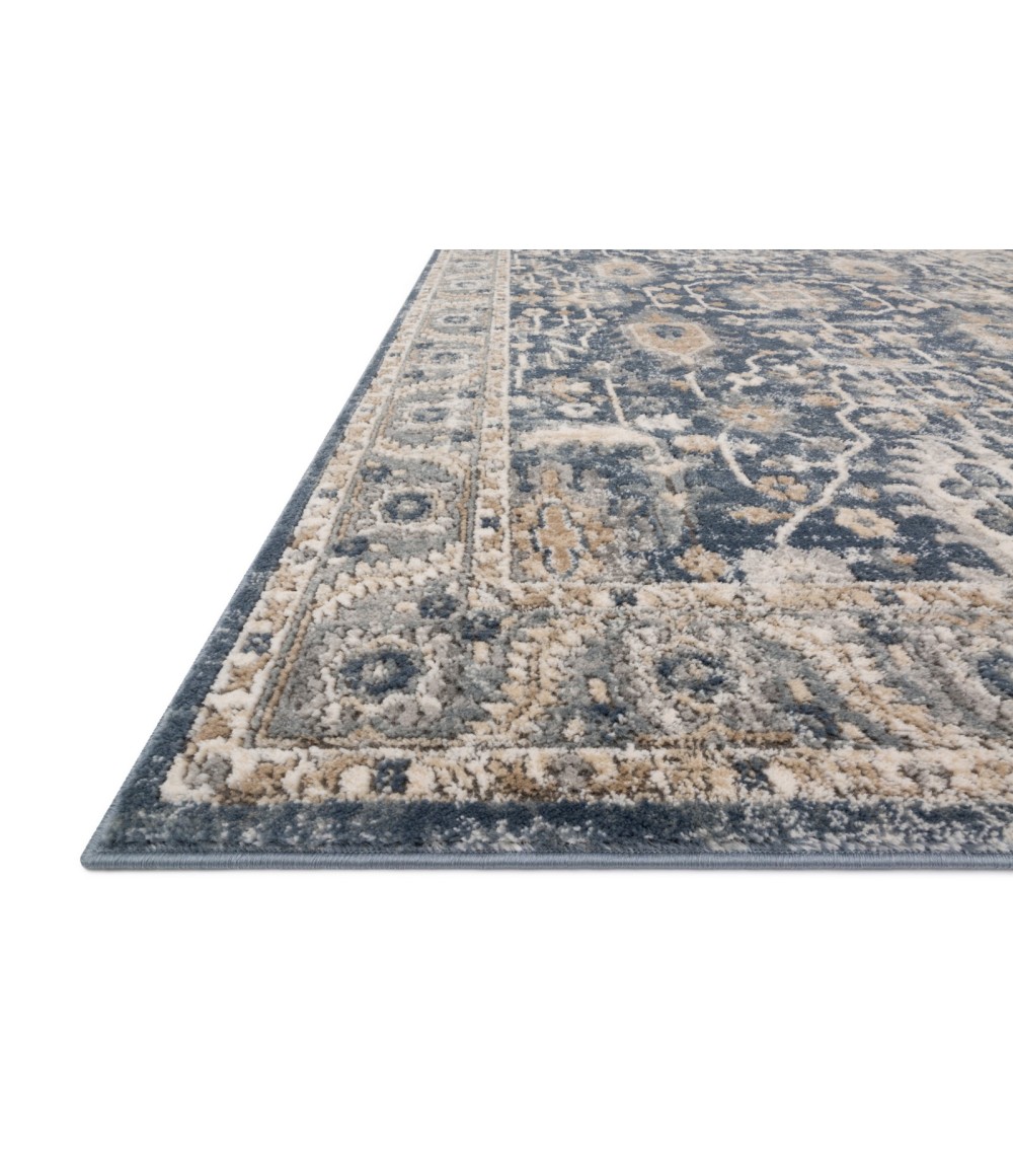 Loloi Teagan Tea03 Denim/Pebble Area Rug 6.7X9.2 - Rugs Town