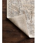 Loloi Teagan Ivory / Sand TEA-03 18 in. X 18 in. Sample Rug