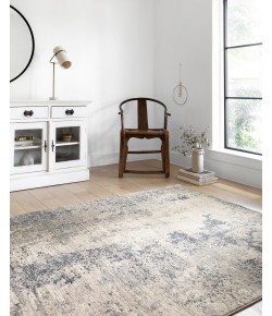 Loloi Teagan TEA-07 NATURAL / DENIM Area Rug 2 ft. 8 in. X 10 ft. 6 in. Rectangle