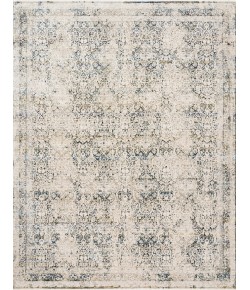 Loloi Theia THE-01 NATURAL / OCEAN Area Rug 7 ft. 10 in. X 7 ft. 10 in. Round