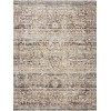 Loloi Theia Taupe / Multi THE-03 18 in. X 18 in. Sample Rug