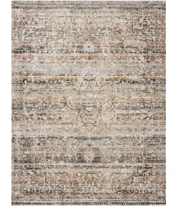 Loloi Theia THE-03 TAUPE / MULTI Area Rug 7 ft. 10 in. X 7 ft. 10 in. Round