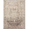 Loloi Theia Taupe / Brick THE-05 9 ft. 5 in. X 12 ft. 10 in. Rectangle Rug