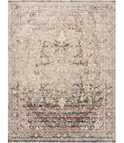 Loloi Theia THE-05 TAUPE / BRICK Area Rug 7 ft. 10 in. X 7 ft. 10 in. Round