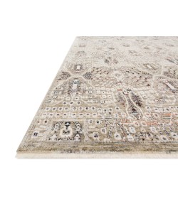 Loloi Theia THE-06 GRANITE / IVORY Area Rug 7 ft. 10 in. X 7 ft. 10 in. Round