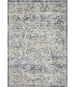 Loloi Theory THY-02 Ivory / Blue Area Rug 5 ft. 3 in. X 7 ft. 8 in. Rectangle