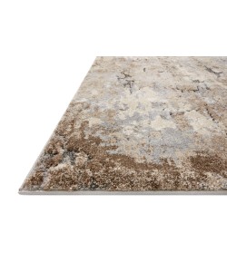 Loloi Theory THY-09 DOVE / BARK Area Rug 18 in. X 18 in. Sample
