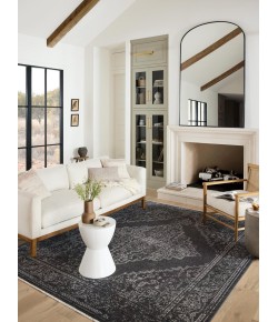 Loloi Vance VAN-03 Charcoal / Dove Area Rug 2 ft. 7 in. X 8 ft. 0 in. Rectangle