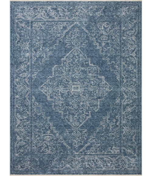 Loloi II Vance VAN-03 Denim / Dove 2'-7" x 10'-0" Area Rug