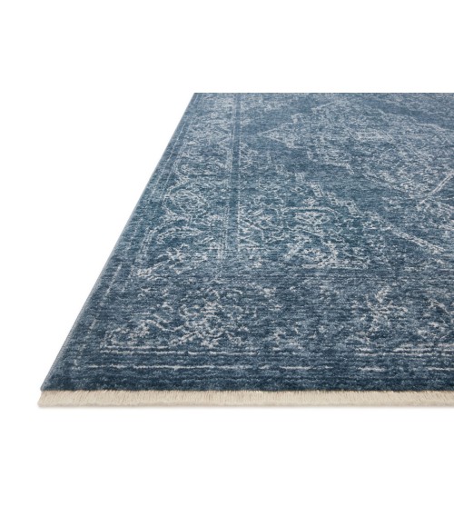 Loloi II Vance VAN-03 Denim / Dove 2'-7" x 10'-0" Area Rug