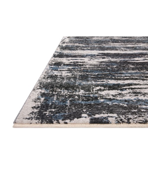 Vance Area Rug Loloi II Vance VAN-04 Charcoal / Dove 5'-3" x 7'-9" Area Rug