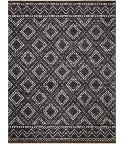 Vance Area Rug Loloi II Vance VAN-05 Charcoal / Dove 11'-6" x 15'-7" Area Rug