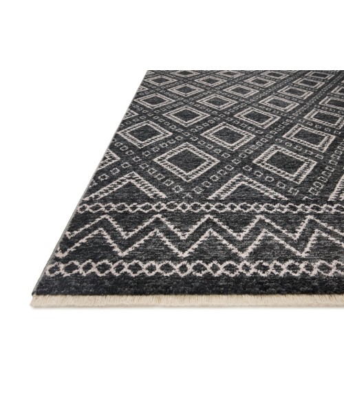 Vance Area Rug Loloi II Vance VAN-05 Charcoal / Dove 11'-6" x 15'-7" Area Rug