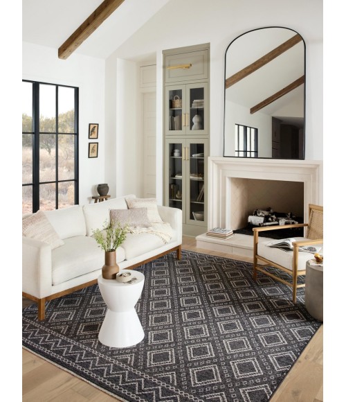 Vance Area Rug Loloi II Vance VAN-05 Charcoal / Dove 11'-6" x 15'-7" Area Rug