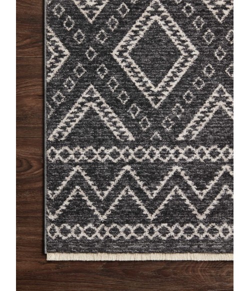 Vance Area Rug Loloi II Vance VAN-05 Charcoal / Dove 11'-6" x 15'-7" Area Rug