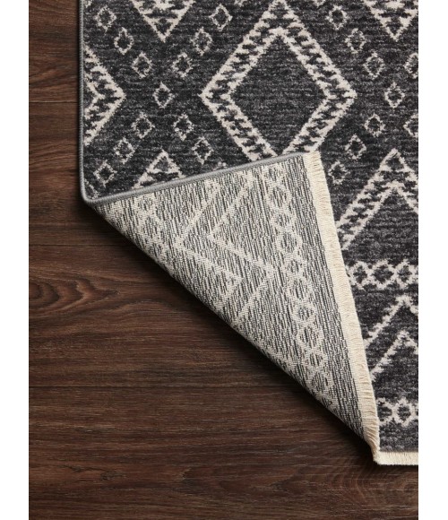 Vance Area Rug Loloi II Vance VAN-05 Charcoal / Dove 11'-6" x 15'-7" Area Rug