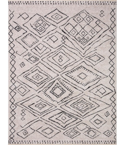 Vance Area Rug Loloi II Vance VAN-06 Dove / Charcoal 5'-3" x 7'-9" Area Rug