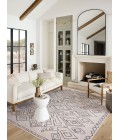 Vance Area Rug Loloi II Vance VAN-06 Dove / Charcoal 5'-3" x 7'-9" Area Rug