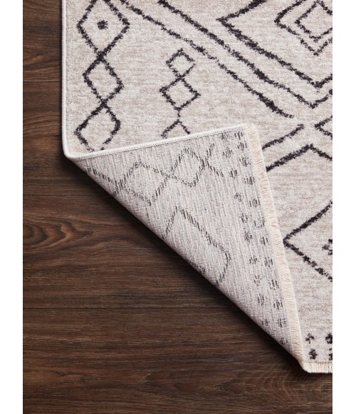 Vance Area Rug Loloi II Vance VAN-06 Dove / Charcoal 5'-3" x 7'-9" Area Rug