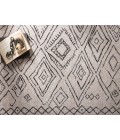 Vance Area Rug Loloi II Vance VAN-06 Dove / Charcoal 5'-3" x 7'-9" Area Rug