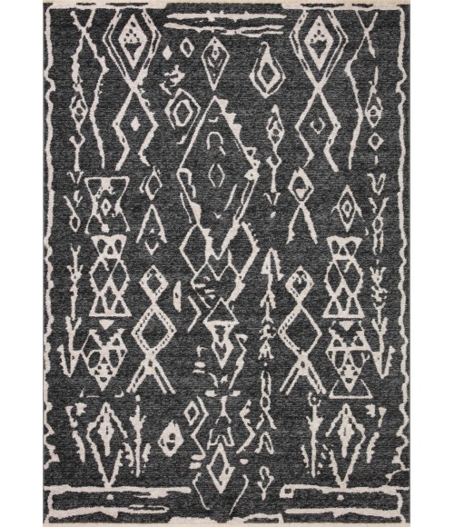 Vance Area Rug Loloi II Vance VAN-07 Charcoal / Dove 2'-3" x 3'-10" Area Rug