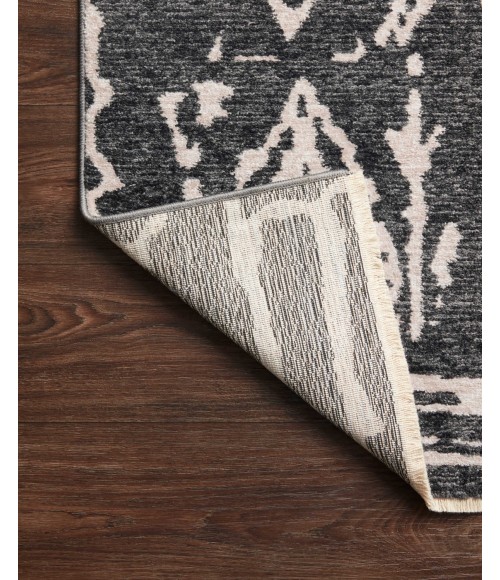 Vance Area Rug Loloi II Vance VAN-07 Charcoal / Dove 2'-3" x 3'-10" Area Rug