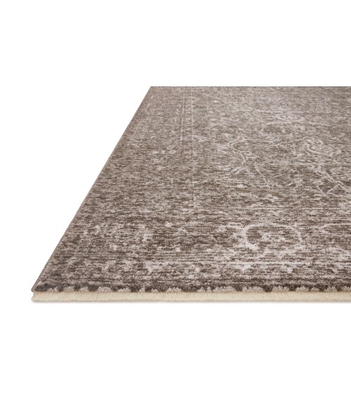 Vance Area Rug Loloi II Vance VAN-08 Taupe / Dove 5'-3" x 7'-9" Area Rug