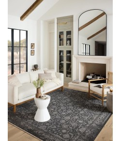 Loloi Vance VAN-09 Charcoal / Dove Area Rug 2 ft. 3 in. X 3 ft. 10 in. Rectangle