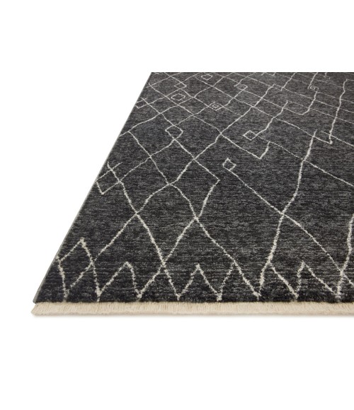 Vance Area Rug Loloi II Vance VAN-11 Charcoal / Dove 2'-3" x 3'-10" Area Rug