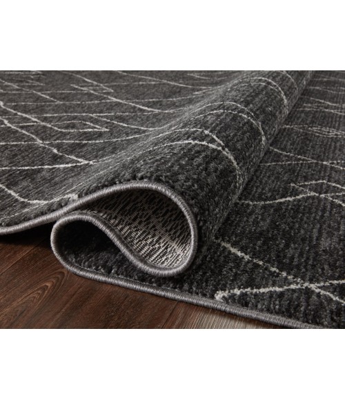 Vance Area Rug Loloi II Vance VAN-11 Charcoal / Dove 2'-3" x 3'-10" Area Rug