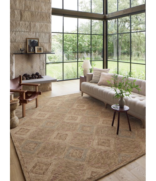 Loloi Varena Berry / Multi Rug VAR-02 2 ft. 3 in. X 3 ft. 9 in. Rectangle - Rugs Town Loloi Varena Berry / Multi VAR-02 2 ft. 3 in. X 3 ft. 9 in. Rectangle Rug