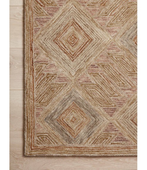 Loloi Varena Berry / Multi Rug VAR-02 2 ft. 3 in. X 3 ft. 9 in. Rectangle - Rugs Town Loloi Varena Berry / Multi VAR-02 2 ft. 3 in. X 3 ft. 9 in. Rectangle Rug