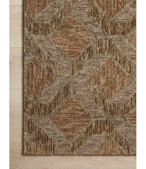 Loloi Varena Rust / Bark Rug VAR-03 2 ft. 3 in. X 3 ft. 9 in. Rectangle - Rugs Town Loloi Varena Rust / Bark VAR-03 2 ft. 3 in. X 3 ft. 9 in. Rectangle Rug