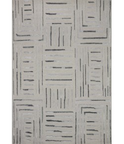 Loloi Verve VER-02 Silver / Slate Area Rug 7 ft. 9 in. X 9 ft. 9 in. Rectangle