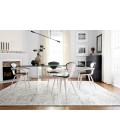 Loloi Vestige White / Black VQ-01 4ft. X 6ft. Rect. Rug