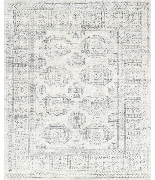 Loloi Vestige White / Indigo VQ-01 6ft. X 9ft. Rect. Rug