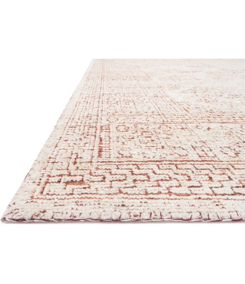 Loloi Vestige White / Persimmon VQ-01 4ft. X 6ft. Rect. Rug