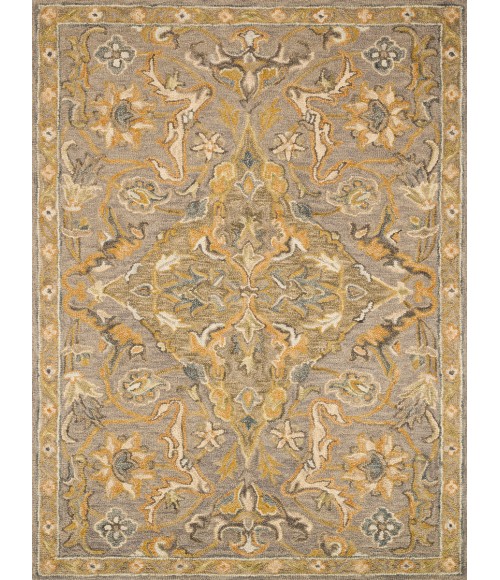 Loloi Victoria Grey / Multi VK-04 3 ft. 6 in. X 5 ft. 6 in. Rectangle Rug