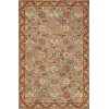 Loloi Victoria VK-10 SLATE / TERRACOTTA Area Rug 18 in. X 18 in. Sample