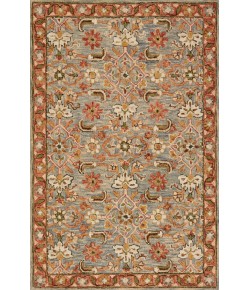 Loloi Victoria Slate / Terracotta VK-10 3 ft. 6 in. X 5 ft. 6 in. Rectangle Rug