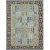 Loloi Victoria VK-12 LT BLUE / DK BLUE Area Rug 18 in. X 18 in. Sample
