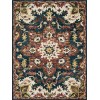 Loloi Victoria VK-13 TEAL / RASPBERRY Area Rug 18 in. X 18 in. Sample