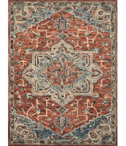 Loloi Victoria VK-15 RED / MULTI Area Rug 9 ft. 3 in. X 13 ft. Rectangle