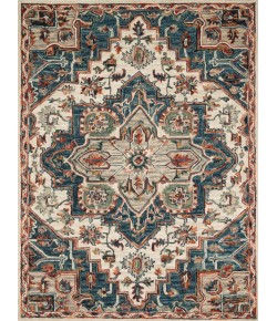 Loloi Victoria VK-16 BLUE / RED Area Rug 2 ft. 6 in. X 7 ft. 6 in. Rectangle
