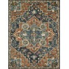 Loloi Victoria VK-16 RUST / MULTI Area Rug 7 ft. 9 in. X 9 ft. 9 in. Rectangle