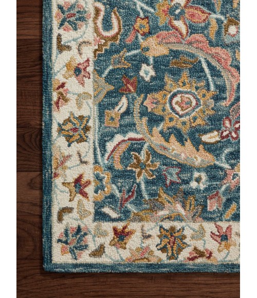 Loloi Victoria Ocean / Multi Rug VK-24 3 ft. 6 in. X 5 ft. 6 in. Rectangle - Rugs Town Loloi Victoria Ocean / Multi VK-24 3 ft. 6 in. X 5 ft. 6 in. Rectangle Rug