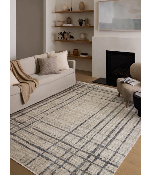 Loloi Wade Beige / Midnight Rug WAE-05 9 ft. 3 in. X 13 ft. 1 in. Rectangle - Rugs Town Loloi Wade Beige / Midnight WAE-05 9 ft. 3 in. X 13 ft. 1 in. Rectangle Rug
