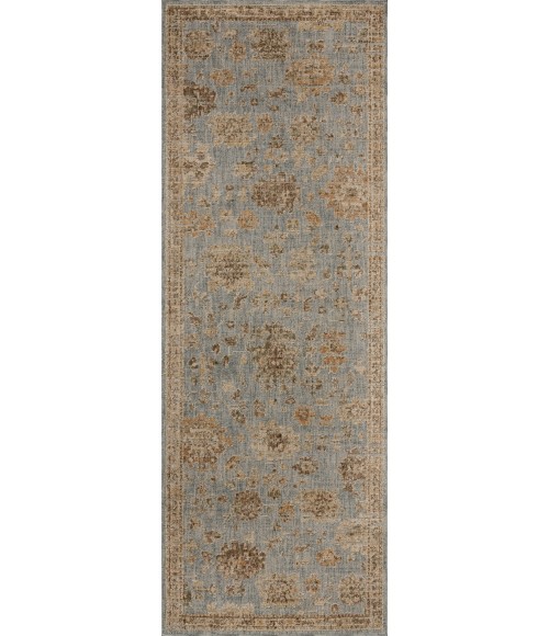 Loloi Willa Sky / Natural WIA-03 5ft.-3in. X 5ft.-3in. Round Rug