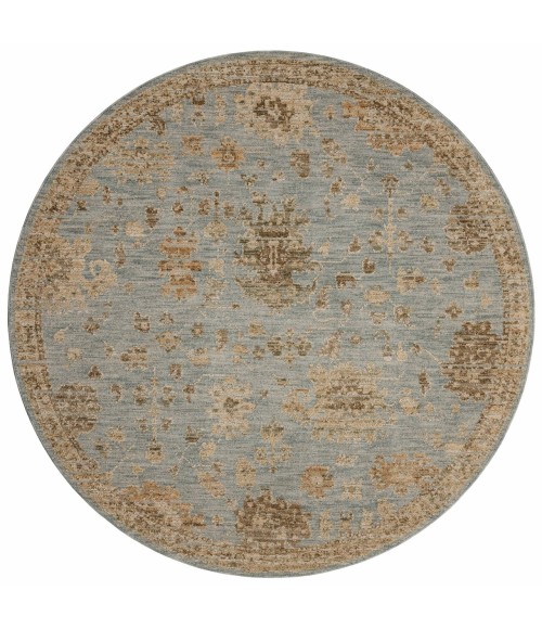 Loloi Willa Sky / Natural WIA-03 5ft.-3in. X 5ft.-3in. Round Rug